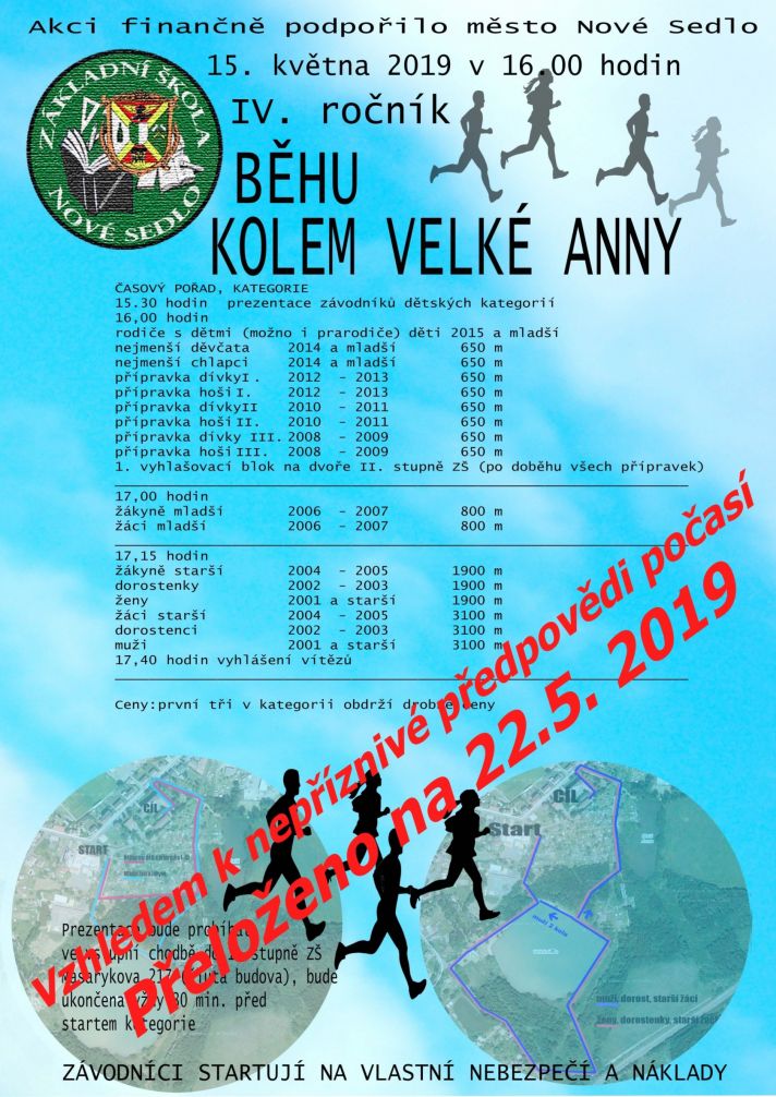 běh kolem Anny