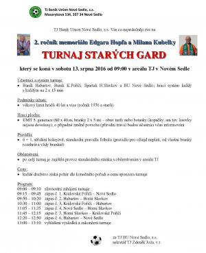 Turnaj starých gard  1
