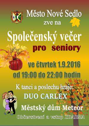 Společenský večer pro seniory 1