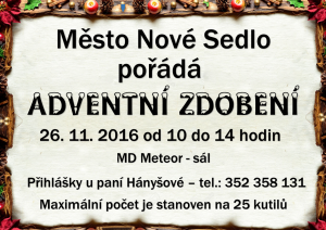 Adventní zdobení 1