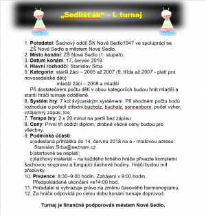 Sedlišťák - I. turnaj 1