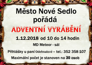 Adventní vyrábění 2018 1