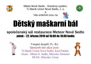 Dětský maškarní bál 1