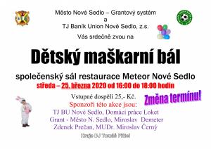 Dětský maškarní bál 1