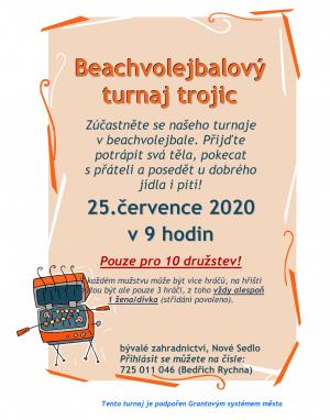Beachvolejbalový turnaj trojic 1