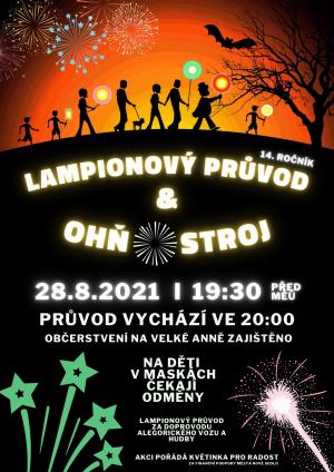 Lampionový průvod - plakát