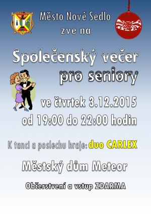 Společenský večer pro senióry